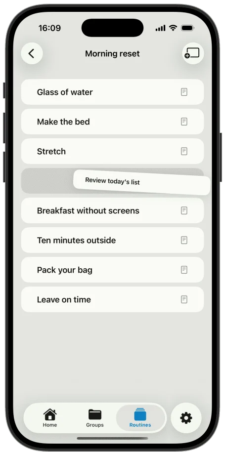 Patter app screenshot