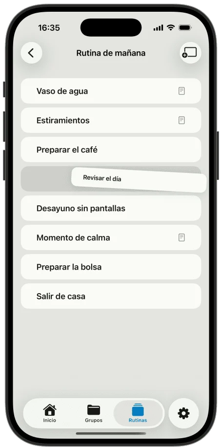 Captura de pantalla de Patter