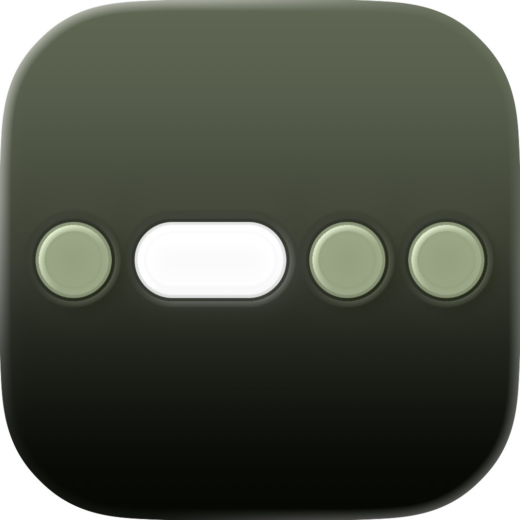 Patter app icon — Dark