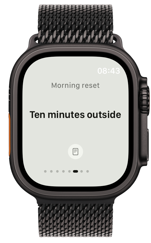 Patter screenshot — watch