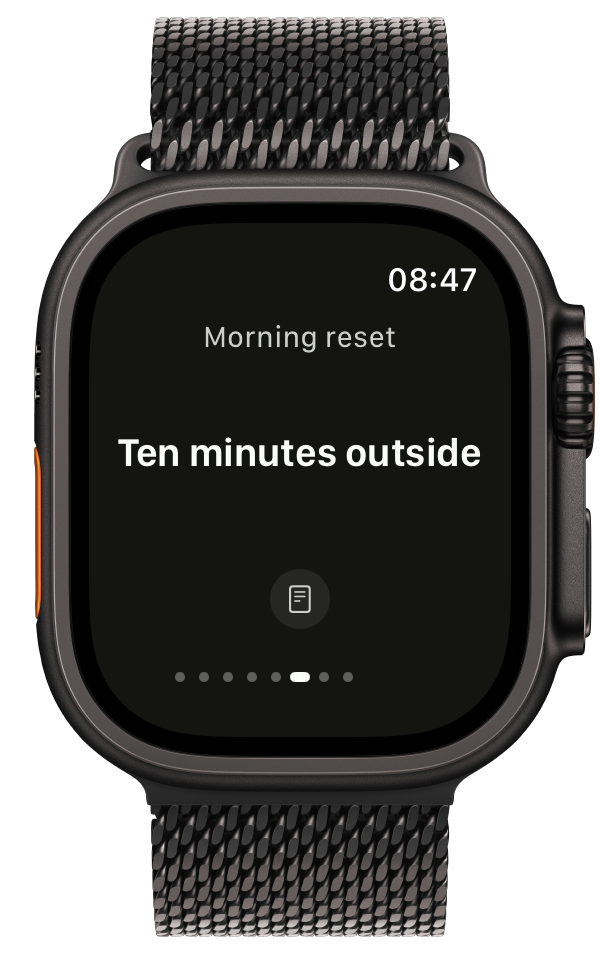 Patter screenshot — watch-tight